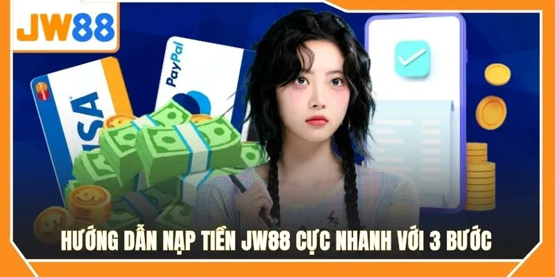 Hướng dẫn nạp tiền JW88 cực nhanh với 3 bước